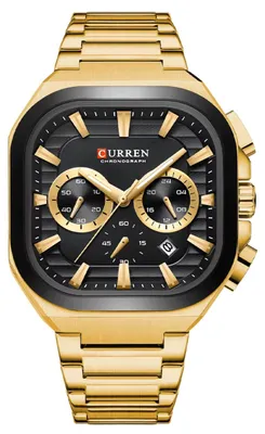 Obrázek produktu pro Pánské hodinky CURREN CA-41623 zlaté a černé s chronografem KP41623