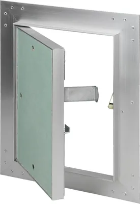 Produktbild von ECD Germany Revisionsklappe Revisionstür GK-Einlage 150x200 mm, Gipskarton 12,5mm, Alu Rahmen