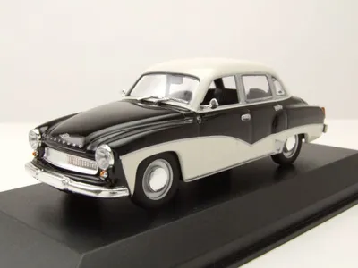 Produktbild von Minichamps 1:43 WARTBURG A 311 - 1958 - BLACK/WHITE