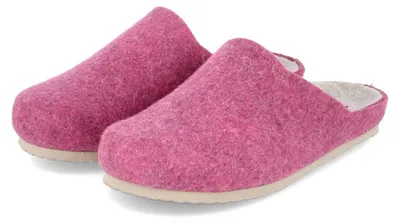 Productafbeelding van Beliana dames slippers, roze vilt, maat: 37