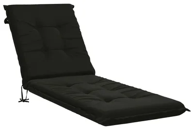 Productafbeelding van Zonnebedkussen GEMERT, 100% polyester, zwart