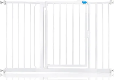 Produktbild von Bettacare Auto Close Haustiergitter, 125.4cm - 132.4cm, Weiß