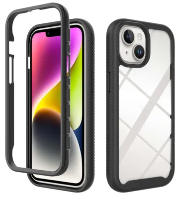 Produktbild von Für Apple iPhone 15 Plus Schock robuste TPU + PC verstärkte Ränder Handy Hülle