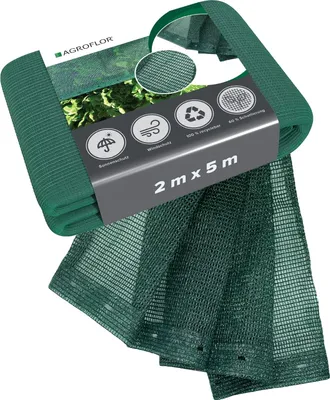 Productafbeelding van Famanu zonwering, afmetingen 2 x 5 meter - beschermt tegen 60% van de zon, UV-bestendig
