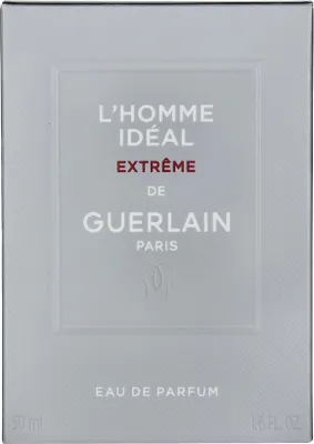 Produktbild von Guerlain L'Homme Idéal Extrême, Männer, 50 ml, Nicht nachfüllbare Flasche, Mandel, Bergamotte, Rosa Pfeffer, Zimt, Heliotrop, Mandel, Pflaume, Zedernholz, Leder, Tabak, Patschuli