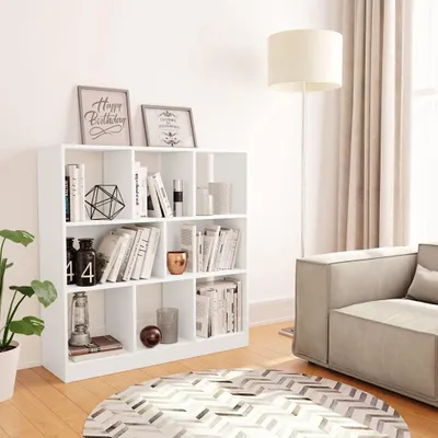Produktbild von Bücherschrank in Weiß, 97,5 x 29,5 x 100 cm aus Holzwerkstoff