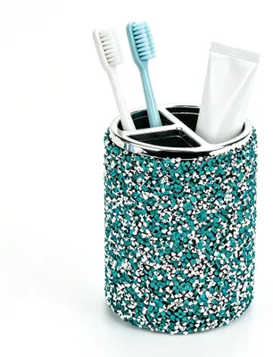 Image de Solidchoice - Porte-brosses à dents étincelant avec 3 compartiments