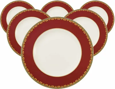 Produktbild von Villeroy & Boch Samarkand Rubin Speiseteller ø 27,7 cm 6er Set