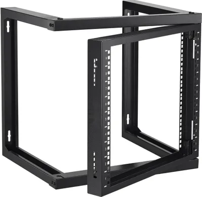 Produktbild von 9U Server Rack Wandmontage - 68,04 kg - Offenes Rahmen Netzwerk-Rack - 530 x 450 x 520 mm