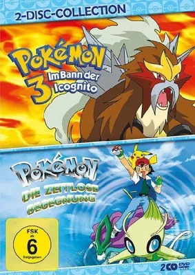 Produktbild von Pokémon 3 - Im Bann der Icognito / Pokémon 4 - Die zeitlose Begegnung