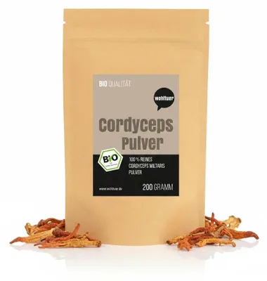 Produktbild von Wohltuer  Cordyceps Pulver Vitalpilz (ab 200g) - 1x200g