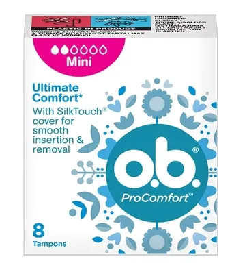 Produktbild von O.B.ProComfort Ultimate Mini-Komfort-Tampons 1p.- 8 Stück