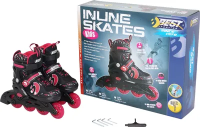 Produktbild von Best Sporting Inliner Girl 34-37 pink/schwarz; 30171