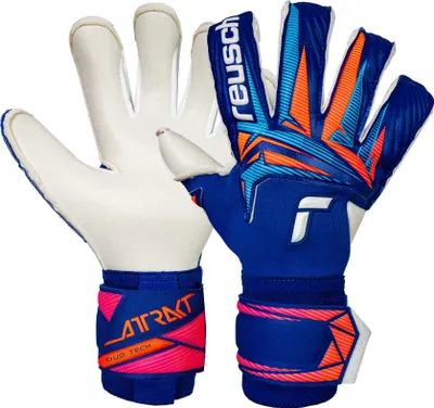 Produktbild von Reusch Torwarthandschuhe Attrakt Duo Evolution mit Profi-Haftschaum für tollen Grip 4126 sharp blu/wht/shock orng 7.5