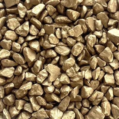 Produktbild von DEKOSTEINE metallic 9-13mm. 5kg. GOLD