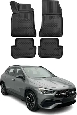 Immagine prodotto di OMAC tappetini in gomma per Mercedes GLA H247 2020-2025 tappetini auto nero 4x