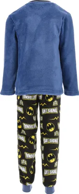 Produktbild von Batman Kinder Jungen Schlafanzug Pyjama Langarm-Shirt + Schlaf-Hose, Farbe:Blau, Größe Kids:104