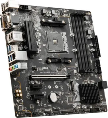 Produktbild von MSI PRO B550M-P GEN3, AMD, Sockel AM4, AMD Ryzen 3000 Series, DDR4-SDRAM, 125 GB, DIMM