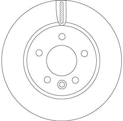 Produktbild von 2x TRW Bremsscheibe DF6589S für VW Crafter Kastenwagen (SY_ SX_) 70 3mm 303mm