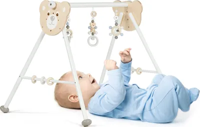 Produktbild von goki baby Baby-Fit  Bär, Greif- und Spieltrainer, 63 x 55 x 53 cm, 4fach höhenverstellbar