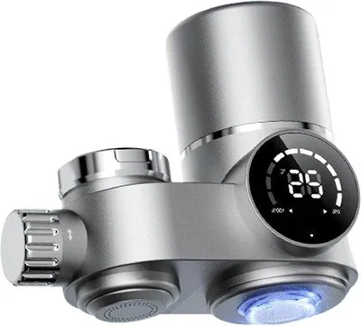 Obrázek produktu pro Vodní filtr s LED displejem pro domácnost a kuchyň odstraňuje chlor a těžké kovy
