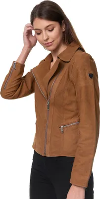 Produktbild von Tazzio Damen Lederjacke F500 (Camel, S)