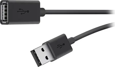 Produktbild von Belkin F3U153BT4.8M Schwarzes USB-Kabel (6 Stück)
