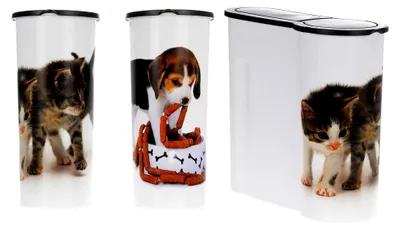 Produktbild von Futterdose für Trockenfutter - 4 Liter - Katzen- und Hundefutterbox