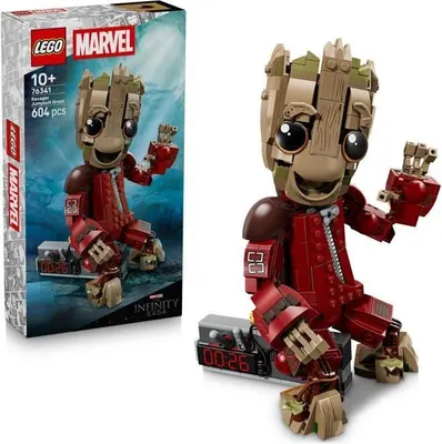 Obrázek produktu pro LEGO Marvel Groot v obleku Ravageur, stavebnice, figurka pro děti od 10 let, 76341