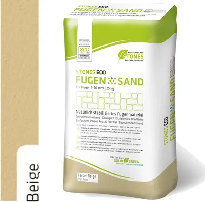 Immagine prodotto di Stones Eco Fugensand 1-20 mm Beige 25kg