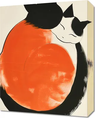 Zdjęcie produktu dla Obraz 40x50cm Yin i Yang Kotów