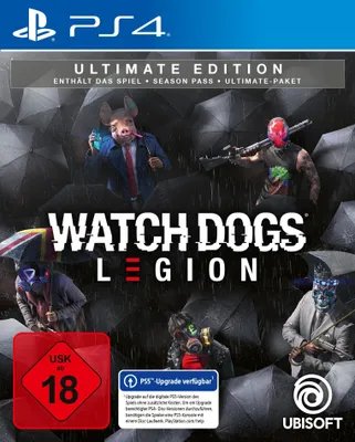 Obrázek produktu pro Ubisoft Watch Dogs Legion - Ultimate Edition, PlayStation 4, Režim multiplayer, Starší, Fyzické médium