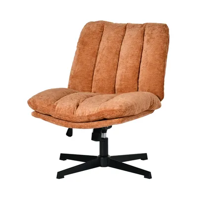 Zdjęcie produktu dla Meubles Cosy – regulowany, obrotowy fotel relaksacyjny z podłokietnikami i grubym, czerwonym siedziskiem z tkaniny szenilowej – CONFOD