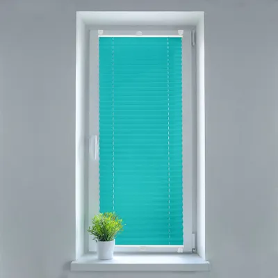 Produktbild von SN Deco-SmartFix Plissee 40x130 cm KB-22 türkis
