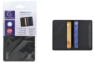 Image de EXACOMPTA Protection RFID Hidentity Duo, noir