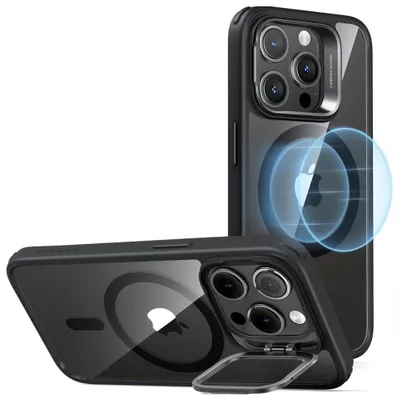 Obrázek produktu pro Pouzdro ESR iPhone 15 Pro Classic Kickstand Halolock Magsafe - čiré/černé