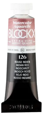 Produktbild von Blockx 3x Extrafeine Aquarellfarbe, Tube 15ml - Indisch Rot 44126BXC