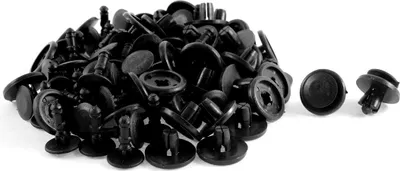 Image de 50 Pcs Trou de 7mm Dia Plastique Agrafe pour Voiture Porte Carte Garniture Panneau