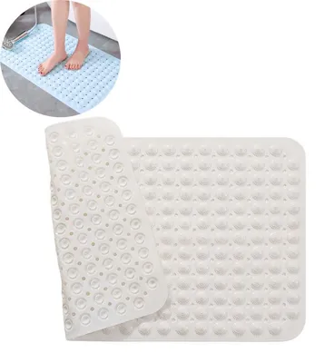 Produktbild von Badewannenmatte Natura Hautsensitiv 100% BPA frei - Badewanneneinlage 45 × 78 cm rutschfest für Kinder und Baby - Duschmatte Antirutschmatte