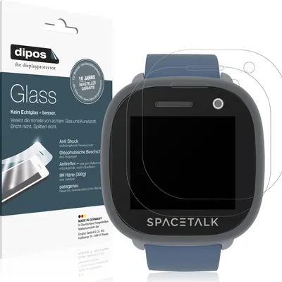 Produktbild von 2x Schutzfolie für Spacetalk Adventurer 2 4G matt - Anti-Shock 9H Folie dipos Glass Kunststoffglas