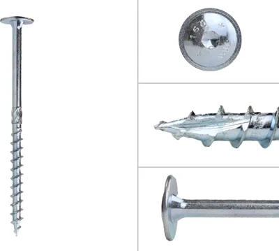 Image de Vis à tête plate Galvanisées 10 x 160 mm Torx 40 - Boîte 50 pièces