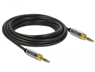 Produktbild von Delock-Stereo-Kabel 3,5 mm 3 Pin-Stecker> 3,5 mm 3 Pin-St.