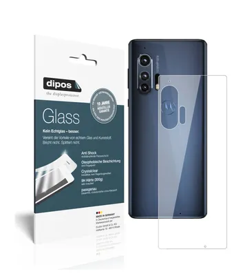 Produktbild von 2x Schutzfolie für Motorola Edge Rückseite - Anti-Shock 9H Folie dipos Glass Kunststoffglas