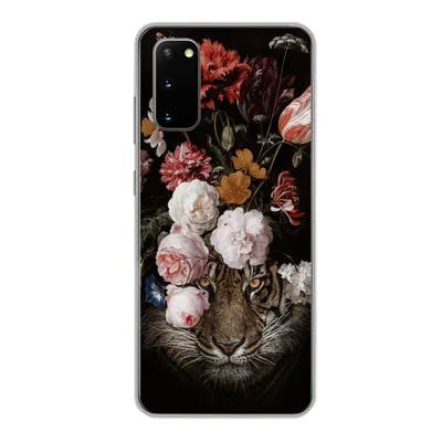 Produktbild von MuchoWow® Handyhülle Schutzhülle Hülle für Samsung Galaxy S20 Blumen - Jan Davidsz de Heem - Tiger - Gemälde - Stillleben - Alte Meister Silikon Softcase Handy Hülle - Bild