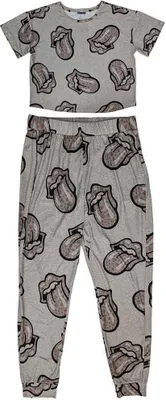 Immagine prodotto di The Rolling Stones - Pigiama con logo per donna RO9836 (L) (Grigio)