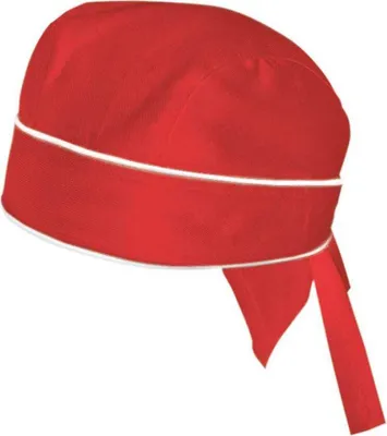 Produktbild von Bandana Fb. rot : rot : 65% Polyester 35%Baumwolle 220 g/m²