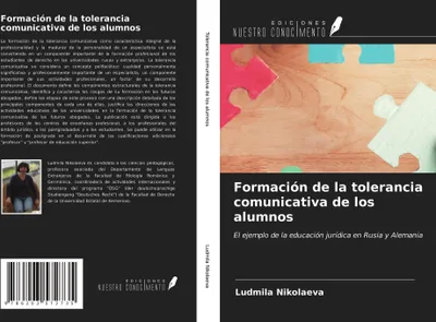 Produktbild von Formación de la tolerancia comunicativa de los alumnos