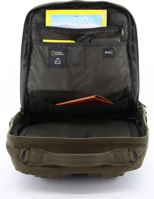 Produktbild von National Geographic Rucksack Milestone aus recycelten PET-Flaschen Khaki One Size