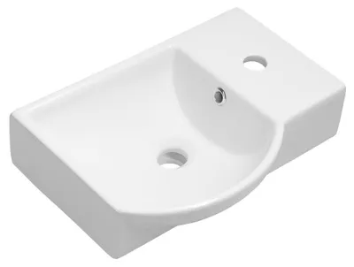 Produktbild von Sapho LITOS Keramik-Waschtisch 45x32cm, Wasserhahn rechts, weiß