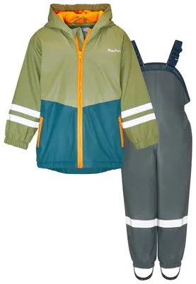Immagine prodotto di Playshoes, completo antipioggia da due pezzi, con fodera in pile; tuta impermeabile imbottita
